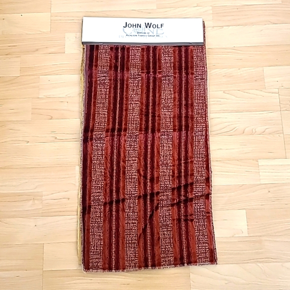 Beautiful Dante 3 Pieces 93% Rayon Fabric Gold, Champagne, Burgundy 27"× 12 1/2" - Picture 2 of 5